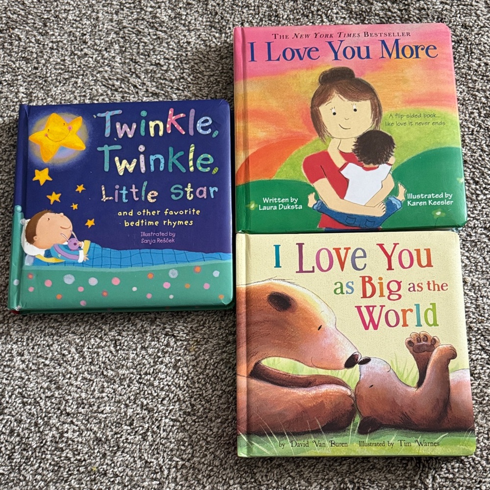 Children's Bedtime Storybook Set of Three